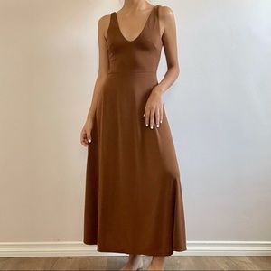 Brown Evening Dress